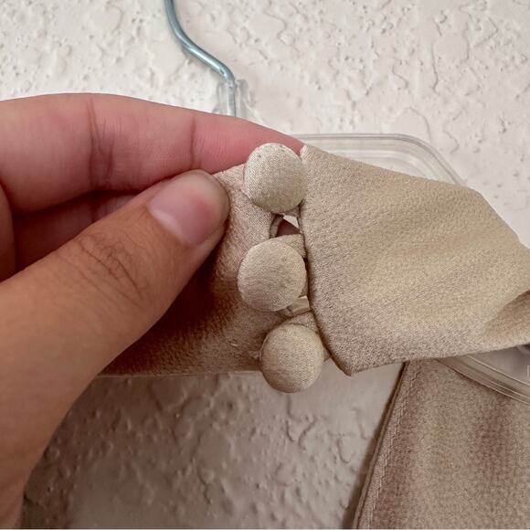 Park & Fifth Cooper Dress In Champagne Large - Picture 6 of 8